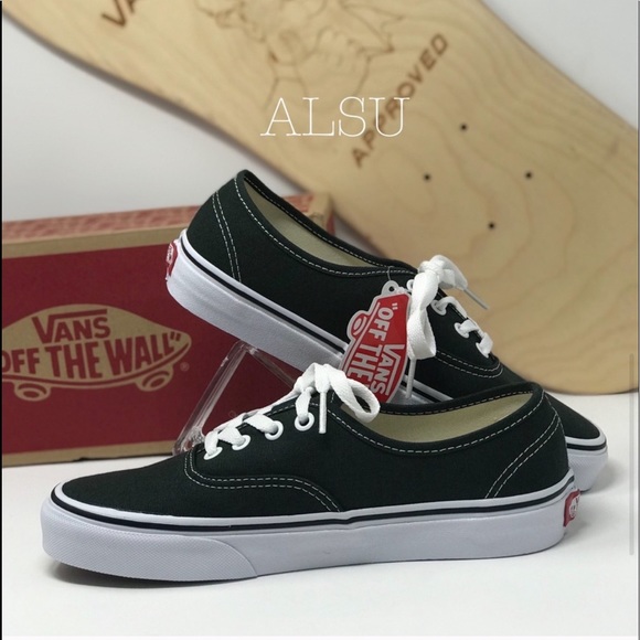 VANS Authentic Scarab Dark Green White W - Picture 5 of 7